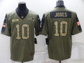 Men’s New England Patriots Mac Jones #10 Brown Jersey