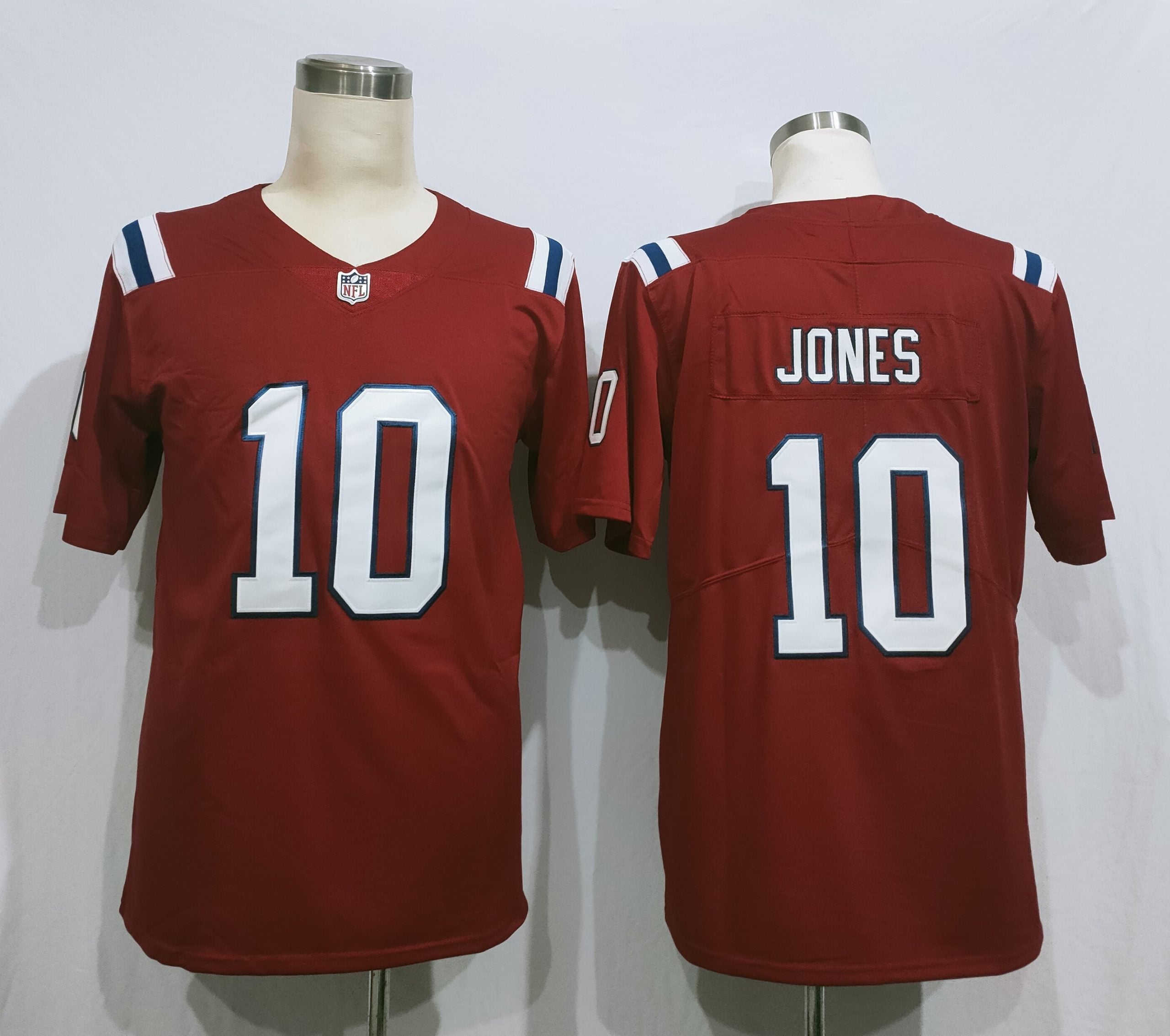 Men’s New England Patriots Mac Jones #10 Red Jersey
