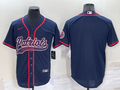 Men’s New England Patriots Navy Blank Jersey