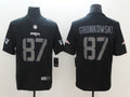 Men’s New England Patriots Rob Gronkowski #87 Black Jersey