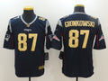 Men’s New England Patriots Rob Gronkowski #87 Navy Alternate Jersey