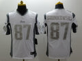Men’s New England Patriots Rob Gronkowski #87 White Jersey