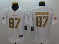Men’s New England Patriots Rob Gronkowski #87 White Jersey