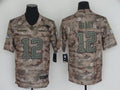 Men’s New England Patriots Tom Brady #12 Camouflage Jersey