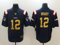 Men’s New England Patriots Tom Brady #12 Navy Authentic Jersey