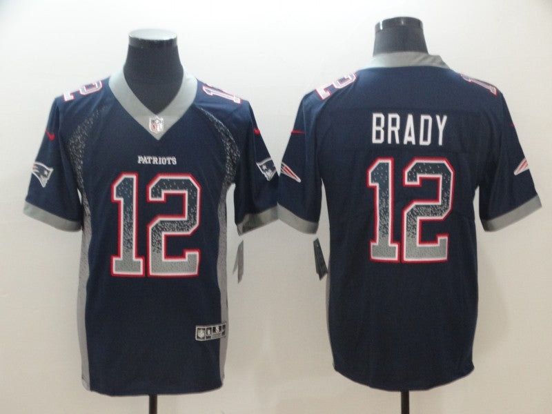 Men’s New England Patriots Tom Brady #12 Navy Jersey