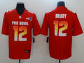 Men’s New England Patriots Tom Brady #12 Red Jersey