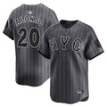 Men’s New York Mets #20 Pete Alonso  Graphite 2024 City Connect Limited Player Jersey