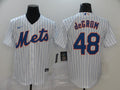 Men’s New York Mets Jacob deGrom #48 White Baseball Jersey