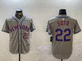 Men’s New York Mets Juan Soto #22 Gray Jersey