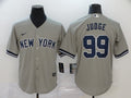 Men’s New York Yankees Aaron Judge #99 Gray Baseball Jersey