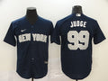 Men’s New York Yankees Aaron Judge #99 Navy Stitched Jersey