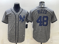 Men’s New York Yankees Anthony Rizzo #48 Gray Jersey