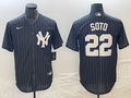 Men’s New York Yankees Juan Soto #22 Black Jersey