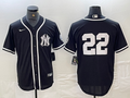 Men’s New York Yankees Juan Soto #22 Black Limited Name Jersey