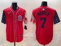Men’s New York Yankees Mickey Mantle #7 Red Limited Jersey