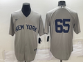 Men’s New York Yankees Nestor Cortes Jr. #65 Gray Name Jersey