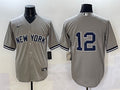 Men’s New York Yankees Trent Grisham #12 Gray Limited Jersey