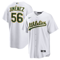Men’s Oakland Athletics Dany Jimenez #56 White Home Jersey
