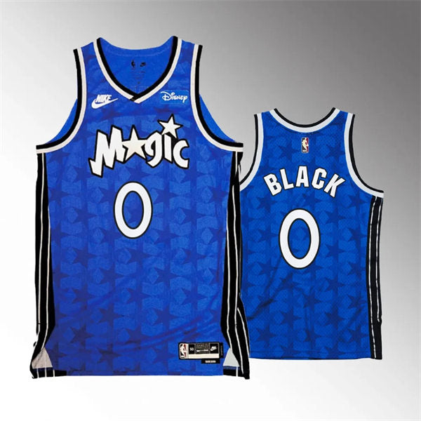 Men’s Orlando Magic #0 Anthony Black 2023-24 Classic Edition Jersey – Blue