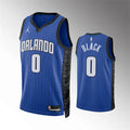 Men’s Orlando Magic #0 Anthony Black Blue Statement Edition Player Jersey