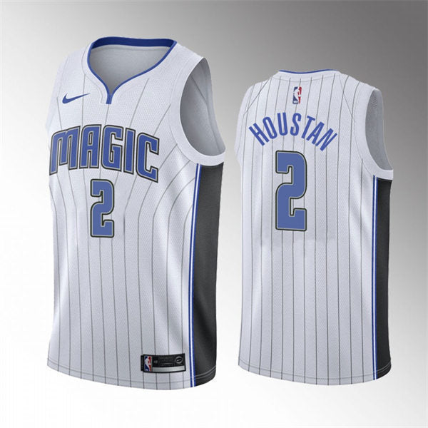 Men’s Orlando Magic #2 Caleb Houstan White Association Edition Jersey