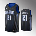Men’s Orlando Magic #21 Moritz Wagner Black Icon Edition Jersey