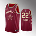 Men’s Orlando Magic #22 Franz Wagner Red 2024 NBA All-Star Game Swingman Jersey