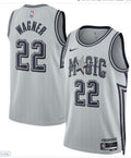 Men’s Orlando Magic #22 Franz Wagner Silver 2024-25 City Edition Jersey