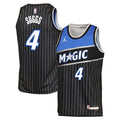 Men’s Orlando Magic #4 Jalen Suggs 2025-26 Black Statement Edition Swingman Jersey