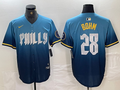 Men’s Philadelphia Phillies Alec Bohm #28 Blue 2024 City Connect Limited Jersey