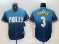 Men’s Philadelphia Phillies Bryce Harper #3 Blue 2024 City Connect Limited Jersey