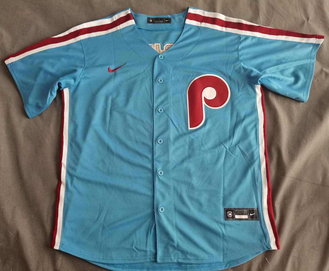 Men’s Philadelphia Phillies Jean Segura #2 Blue Baseball Jersey