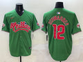 Men’s Philadelphia Phillies Kyle Schwarber #12 Green Jersey