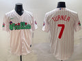 Men’s Philadelphia Phillies Trea Turner #7 White Team Jersey
