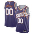 Mens Phoenix Suns #00 Royce O’Neale Nike Purple Icon Edition Swingman Jersey