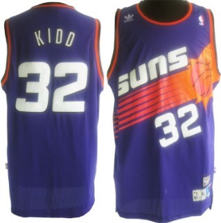 Men’s Phoenix Suns #32 Jason Kidd Purple Throwback Jersey