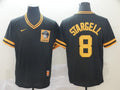 Men’s Pittsburgh Pirates Willie Stargell #8 Black Jersey