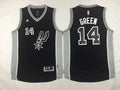 Men’s San Antonio Spurs #14 Danny Green Revolution 30 Swingman 2015-16 Black Jersey