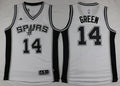 Men’s San Antonio Spurs #14 Danny Green Revolution 30 Swingman New White Jersey