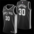 Men’s San Antonio Spurs #30 Julian Champagnie Black Icon Edition Swingman Jersey