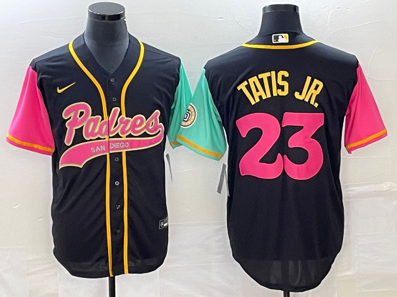 Men’s San Diego Padres Fernando Tatis Jr. #23 Black City Connect Jersey Joint Edition