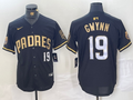 Men’s San Diego Padres Tony Gwynn #19 Black Jersey
