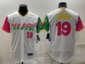 Men’s San Diego Padres Tony Gwynn #19 White Stitched Jersey