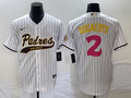 Men’s San Diego Padres Xander Bogaerts #2 White Jersey Joint Edition