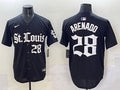 Men’s St. Louis Cardinals Nolan Arenado #28 Black Jersey