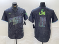 Men’s Tampa Bay Rays Brandon Lowe #8 Charcoal 2024 City Connect Limited Jersey