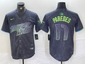 Men’s Tampa Bay Rays Isaac Paredes #17 Charcoal 2024 City Connect Limited Jersey