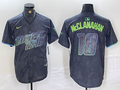 Men’s Tampa Bay Rays Shane McClanahan #18 Charcoal 2024 City Connect Limited Jersey