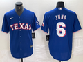 Men’s Texas Rangers Josh Jung #6 Royal Alternate Jersey